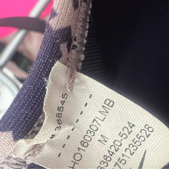 Nike dri fit sports bra orange grey purple white camo style logo front stretchy - Picture 8 of 8